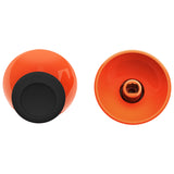 eXtremeRate Orange & Black Replacement Thumbsticks for Xbox Series X/S Controller, for Xbox One Standard Controller Analog Stick, Custom Joystick for Xbox One X/S, for Xbox One Elite Controller - JX3432