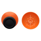 eXtremeRate Orange & Black Dual-Color Replacement Thumbsticks for PS5 Controller, Custom Analog Stick Joystick Compatible with PS5, for PS4 All Model Controller - JPF634