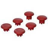 eXtremeRate Carmine Red Replacement Swappable Thumbsticks for PS5 Edge Controller, Custom Interchangeable Analog Stick Joystick Caps for PS5 Edge Controller - Controller & Thumbsticks Base NOT Included - P5J105