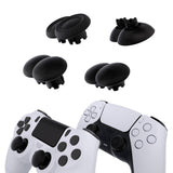 eXtremeRate EDGE Sticks Swappable Thumbsticks for PS5 Controller, Custom Black Replacement Interchangeable Analog Stick Joystick for PS5, for PS4 All Model Controllers Universal - WITHOUT Controller - P5J201