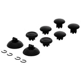 eXtremeRate EDGE Sticks Swappable Thumbsticks for PS5 Controller, Custom Black Replacement Interchangeable Analog Stick Joystick for PS5, for PS4 All Model Controllers Universal - WITHOUT Controller - P5J201
