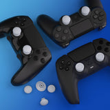 eXtremeRate EDGE Sticks Swappable Thumbsticks for PS5 & PS5 Edge & PS4 All Model Controllers - Solid White - P5J202