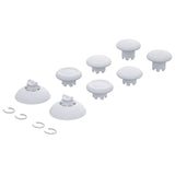 eXtremeRate EDGE Sticks Swappable Thumbsticks for PS5 Controller, Custom Robot White Replacement Interchangeable Analog Stick Joystick for PS5, for PS4 All Model Controllers Universal - WITHOUT Controller - P5J203