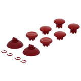 eXtremeRate EDGE Sticks Swappable Thumbsticks for PS5 Controller, Custom Carmine Red Replacement Interchangeable Analog Stick Joystick for PS5, for PS4 All Model Controllers Universal - WITHOUT Controller - P5J205