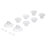 eXtremeRate EDGE Sticks Swappable Thumbsticks for PS5 Controller, Custom Clear Replacement Interchangeable Analog Stick Joystick for PS5, for PS4 All Model Controllers Universal - WITHOUT Controller - P5J207