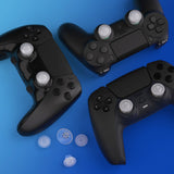 eXtremeRate EDGE Sticks Swappable Thumbsticks for PS5 & PS5 Edge & PS4 All Model Controllers - Clear - P5J207