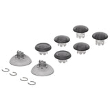 eXtremeRate EDGE Sticks Swappable Thumbsticks for PS5 Controller, Custom Clear Black Replacement Interchangeable Analog Stick Joystick for PS5, for PS4 All Model Controllers Universal - WITHOUT Controller - P5J208