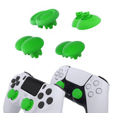 eXtremeRate EDGE Sticks Swappable Thumbsticks for PS5 Controller, Custom Green Replacement Interchangeable Analog Stick Joystick for PS5, for PS4 All Model Controllers Universal - WITHOUT Controller - P5J211