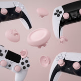 eXtremeRate EDGE Sticks Swappable Thumbsticks for PS5 & PS5 Edge & PS4 All Model Controllers - Cherry Blossoms Pink - P5J212
