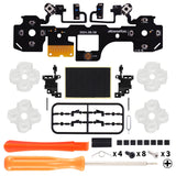 eXtremeRate Light Version Whole Clicky Kit V2 for PS5 Controller BDM-040/050/060 Shoulder Face Buttons, Micro Switch L2R2 Clicky Hair Trigger Kit and Tactile L1R1 Face Buttons Mouse Click for PS5 Controller - PFMD018V2