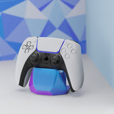 PlayVital Chameleon Purple Blue Universal Game Controller Stand for Xbox Series X/S Controller, Gamepad Stand for PS5/4 Controller, Display Stand Holder for Xbox Controller - PFPJ058