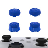 PlayVital Thumbs Pro RAZOR Thumbstick Extender for Xbox Core Controller, for Xbox Series X/S Controller, Joystick Caps for Xbox One Controller - 2 High Raise & 2 Mid Raise Dome - Blue - PJM5007