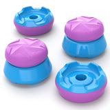 PlayVital Thumbs Pro HURRICANE Thumbstick Extender for Xbox Core Controller, for Xbox Series X/S Controller, Joystick Caps for Xbox One Controller - 2 High Raise & 2 Mid Raise Dome - Orchid Purple & Heaven Blue - PJM5008