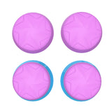 PlayVital Thumbs Pro HURRICANE Thumbstick Extender for Xbox Core Controller, for Xbox Series X/S Controller, Joystick Caps for Xbox One Controller - 2 High Raise & 2 Mid Raise Dome - Orchid Purple & Heaven Blue - PJM5008