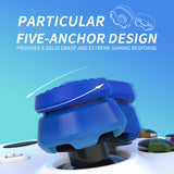 PlayVital Thumbs Pro ARMOR Thumbstick Extender for Xbox Core Controller, for Xbox Series X/S Controller, Joystick Caps Grip for Xbox One Controller - 2 High Raise and 2 Mid Raise Dome - Blue - PJM5011