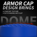 PlayVital Thumbs Pro ARMOR Thumbstick Extender for Xbox Core Controller, for Xbox Series X/S Controller, Joystick Caps Grip for Xbox One Controller - 2 High Raise and 2 Mid Raise Dome - Blue - PJM5011