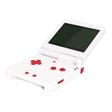 eXtremeRate Passion Red Custom Full Set Buttons for Gameboy Advance SP, Replacement A B L R Button Power On Off Volume Button D-pad Key for GBA SP Console - Console NOT Included - ASPJ212