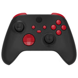 eXtremeRate Passion Red Replacement Buttons for Xbox Series S & Xbox Series X Controller, LB RB LT RT Bumpers Triggers D-pad ABXY Start Back Sync Share Keys for Xbox Series X/S Controller - JX3116