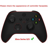 eXtremeRate Passion Red Replacement Buttons for Xbox Series S & Xbox Series X Controller, LB RB LT RT Bumpers Triggers D-pad ABXY Start Back Sync Share Keys for Xbox Series X/S Controller - JX3116