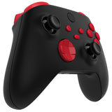 eXtremeRate Passion Red Replacement Buttons for Xbox Series S & Xbox Series X Controller, LB RB LT RT Bumpers Triggers D-pad ABXY Start Back Sync Share Keys for Xbox Series X/S Controller - JX3116