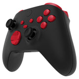 eXtremeRate Passion Red Replacement Buttons for Xbox Series S & Xbox Series X Controller, LB RB LT RT Bumpers Triggers D-pad ABXY Start Back Sync Share Keys for Xbox Series X/S Controller - JX3116