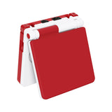 eXtremeRate IPS Ready Upgraded Passion Red & White Soft Touch Custom Replacement Housing Shell for Gameboy Advance SP GBA SP – Compatible with Both IPS & Standard LCD – Console & Screen NOT Included - ASPP3006