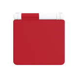 eXtremeRate IPS Ready Upgraded Passion Red & White Soft Touch Custom Replacement Housing Shell for Gameboy Advance SP GBA SP – Compatible with Both IPS & Standard LCD – Console & Screen NOT Included - ASPP3006