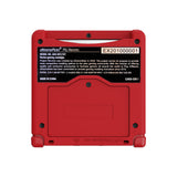 eXtremeRate IPS Ready Upgraded Passion Red & White Soft Touch Custom Replacement Housing Shell for Gameboy Advance SP GBA SP – Compatible with Both IPS & Standard LCD – Console & Screen NOT Included - ASPP3006