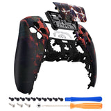 eXtremeRate Phantom Skull Front Housing Shell Compatible with ps5 Controller BDM-010/020/030/040, DIY Replacement Shell Custom Touch Pad Cover Compatible with ps5 Controller - ZPFT1104G3