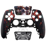 eXtremeRate Phantom Skull Front Housing Shell Compatible with ps5 Controller BDM-010/020/030/040, DIY Replacement Shell Custom Touch Pad Cover Compatible with ps5 Controller - ZPFT1104G3