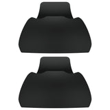 PlayVital 2 Pack Controller Display Stand for ps5, Gamepad Stand Desk Holder for ps5 Controller Accessories with Rubber Pads - Solid Black - PFPJ168