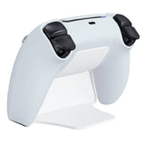 PlayVital 2 Pack Controller Display Stand for ps5, Gamepad Stand Desk Holder for ps5 Controller Accessories with Rubber Pads - White - PFPJ169