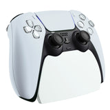 PlayVital 2 Pack Controller Display Stand for ps5, Gamepad Stand Desk Holder for ps5 Controller Accessories with Rubber Pads - White - PFPJ169