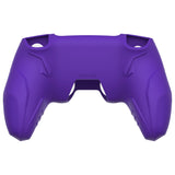 PlayVital 2 Set Futuristic CyberMech Design Silicone Case with Thumb Grips for PS5 Wireless Controller, Compatible with PS5 Official Charging Dock - Purple - CHXPFP010