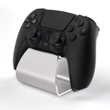 PlayVital 2 Set Stand-AL Game Controller Stand for ps5, for ps4, Aluminium Metal Display Gamepad Holder for Xbox Series X/S, Xbox One, Switch Pro, Universal Desktop Controller Supporter - Silver - FQZPFC005
