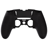 PlayVital 3D Studded Edition Anti-Slip Silicone Cover Case for ps5 Edge Controller, Soft Rubber Protector Skin for ps5 Edge Wireless Controller with 6 Thumb Grip Caps - Black - ETPFP001