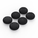 PlayVital Black 3D Studded Edition Anti-slip Silicone Cover Skin for 5 Controller, Soft Rubber Case Protector for PS5 Wireless Controller with 6 Black Thumb Grip Caps - TDPF001