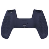 PlayVital Midnight Blue 3D Studded Edition Anti-slip Silicone Cover Skin for 5 Controller, Soft Rubber Case Protector for PS5 Wireless Controller with 6 Black Thumb Grip Caps - TDPF003