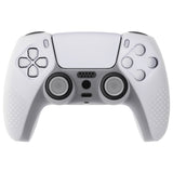 PlayVital 3D Studded Glow in Dark - Green Ergonomic Soft Controller Silicone Case Grips for PS5, Rubber Protector Skins with 6 Clear White Thumbstick Caps for PS5 Controller - TDPF027