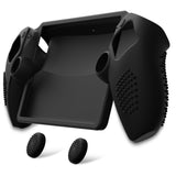 PlayVital 3D Studded Edition Anti-Slip Silicone Protective Case with Thumb Grips for PS Portal Remote Player - Black - CYRPFP001