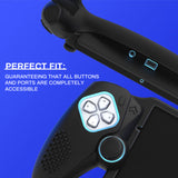PlayVital 3D Studded Edition Anti-Slip Silicone Protective Case with Thumb Grips for PS Portal Remote Player - Black - CYRPFP001