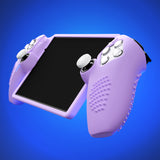 PlayVital 3D Studded Edition Anti-Slip Silicone Protective Case with Thumb Grips for PS Portal Remote Player - Mauve Purple - CYRPFP004