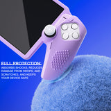 PlayVital 3D Studded Edition Anti-Slip Silicone Protective Case with Thumb Grips for PS Portal Remote Player - Mauve Purple - CYRPFP004