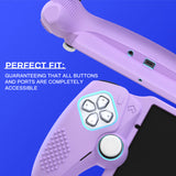 PlayVital 3D Studded Edition Anti-Slip Silicone Protective Case with Thumb Grips for PS Portal Remote Player - Mauve Purple - CYRPFP004