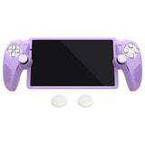 PlayVital 3D Studded Edition Anti-Slip Silicone Protective Case with Thumb Grips for PS Portal Remote Player - Mauve Purple - CYRPFP004