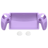 PlayVital 3D Studded Edition Anti-Slip Silicone Protective Case with Thumb Grips for PS Portal Remote Player - Mauve Purple - CYRPFP004