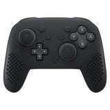 PlayVital 3D Studded Edition Silicone Cover Skin for Nintendo Switch 2 Pro Controller, Anti-Slip Grip Protector Case for Switch 2 Pro with Back Button Cap, Thumb Grips & Sticker - Black - TVCPTP001