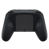 PlayVital 3D Studded Edition Silicone Cover Skin for Nintendo Switch 2 Pro Controller, Anti-Slip Grip Protector Case for Switch 2 Pro with Back Button Cap, Thumb Grips & Sticker - Black - TVCPTP001