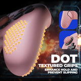 PlayVital 3D Studded Edition Silicone Cover Skin for Nintendo Switch 2 Pro Controller, Anti-Slip Grip Protector Case for Switch 2 Pro with Back Button Cap, Thumb Grips & Sticker - Cherry Blossoms Pink - TVCPTP003