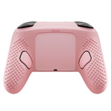 PlayVital 3D Studded Edition Silicone Cover Skin for Nintendo Switch 2 Pro Controller, Anti-Slip Grip Protector Case for Switch 2 Pro with Back Button Cap, Thumb Grips & Sticker - Cherry Blossoms Pink - TVCPTP003